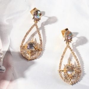 Alexis Bittar Labradorite Encrusted with Crystals Dipped in Fine 14K Gold